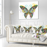 Openwork Butterfly - Abstract Throw Pillow