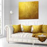 Gold Texture - Abstract Throw Pillow