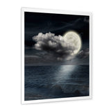 Full Moon In Cloudy Night Sky VI