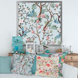 Chinoiserie With Birds and Peonies X