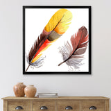 Colourful Boho Feathers IV