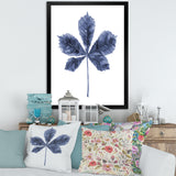 Navy Blue Chestnut Leaf