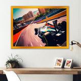Racing car in Monaco GP III