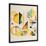 Yellow Multi Shape Abstract I