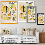 Yellow Multi Shape Abstract I