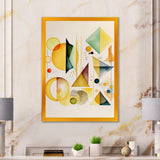 Yellow Multi Shape Abstract I