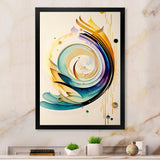 Colorful Watercolor Spiral