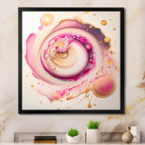 Pink Liquid Swirl