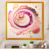 Pink Liquid Swirl