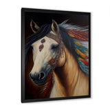 Amerindian Horse With Feathers V