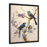 Multicolor Birds On Plum Blossoms Tree VII