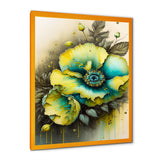 Vibrant Yellow Floral Design