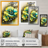 Vibrant Yellow Floral Design