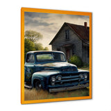 Old American Truck In Barn I