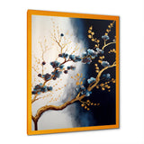 Blue Cherry Blossom Branch VI