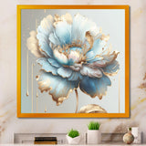 Chic Blue Blooming Flower I