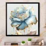 Chic Blue Blooming Flower III