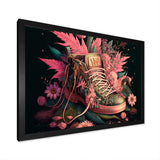 Floral Pink Sneakers Art II