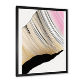 Minimalism Pink And Gold Cubic Fusion I