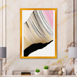 Minimalism Pink And Gold Cubic Fusion I