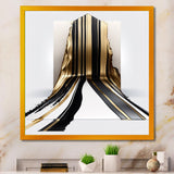 Black And Gold Cubic Expression V