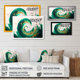 Green And Gold Crashing Waves IV