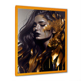 Gold And Black Sensual Woman I