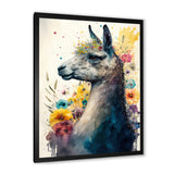 Cute Llama Floral Art II