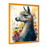 Cute Llama Floral Art II