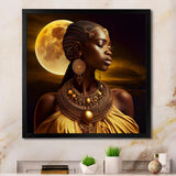 Queen African Woman Under Moon III