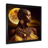 Queen African Woman Under Moon III