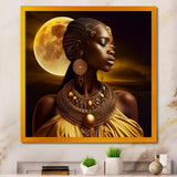 Queen African Woman Under Moon III