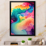 Multicolor Swirly Clouds I