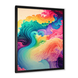 Multicolor Swirly Clouds I