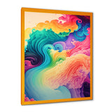 Multicolor Swirly Clouds I