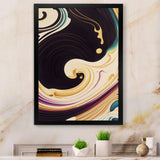 Purple, Gold And Blue Swirl II