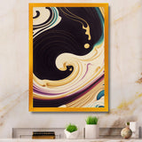 Purple, Gold And Blue Swirl II