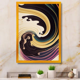 Purple, Gold And Blue Swirl III