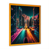 Futuristic Miami Neon Art III