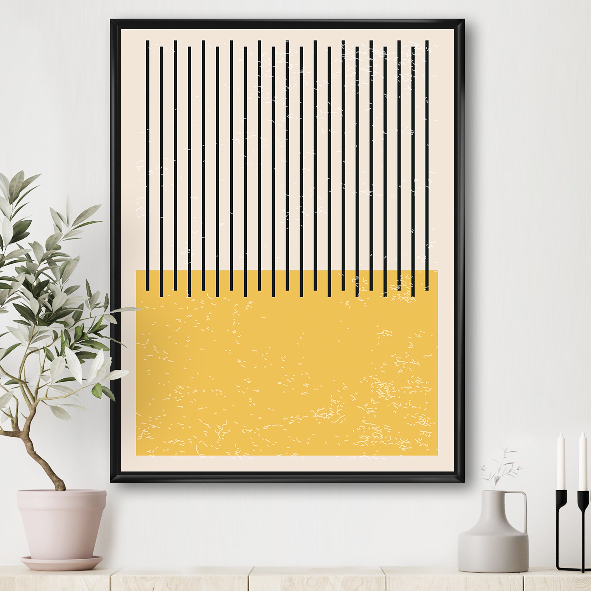 Minimal Geometric Compostions Of Elementary Forms XIV Wall Art