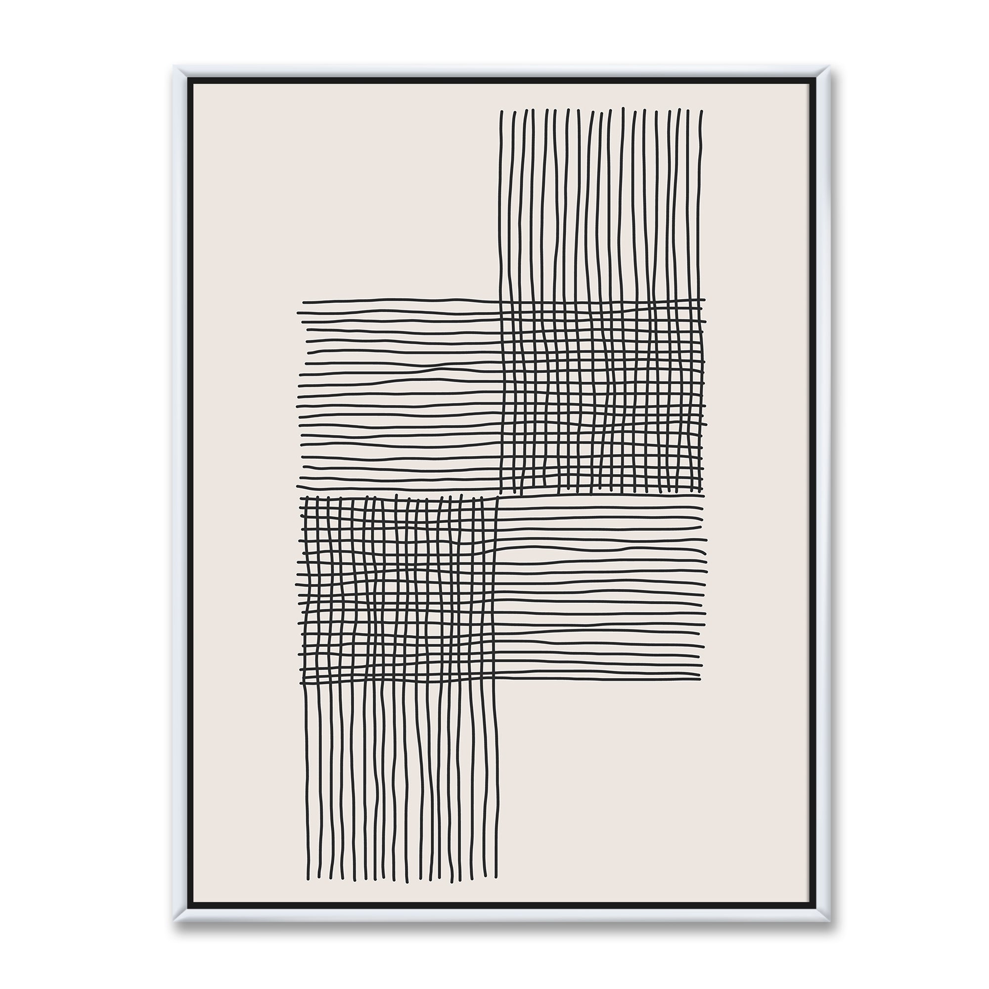 Minimal Geometric Compostions Of Elementary Forms XIX Wall Art