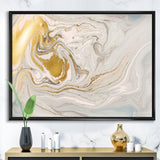 Pastel and Gold Glitter Marble Wall Art