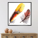 Colourful Boho Feathers IV