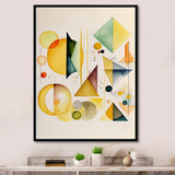 Yellow Multi Shape Abstract I