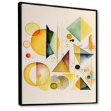 Yellow Multi Shape Abstract I