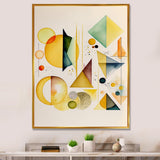 Yellow Multi Shape Abstract I