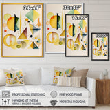 Yellow Multi Shape Abstract I