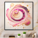 Pink Liquid Swirl