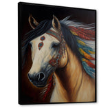 Amerindian Horse With Feathers V