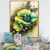 Vibrant Yellow Floral Design